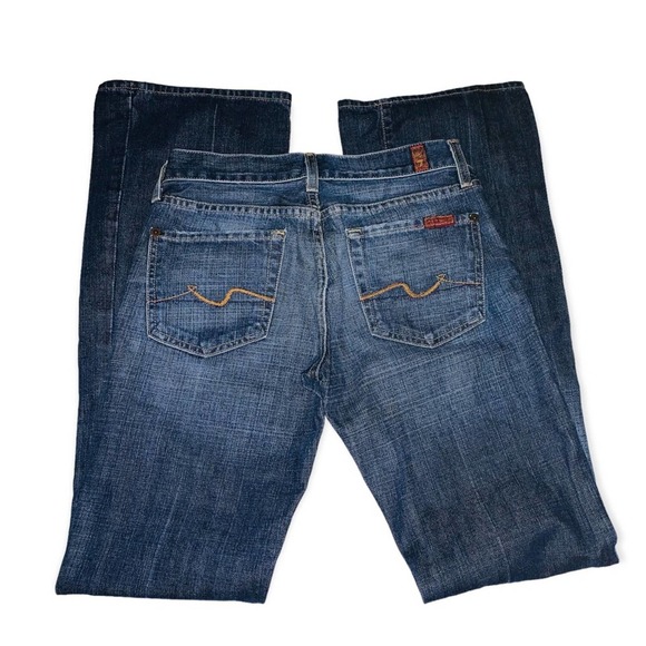 7 For All Mankind Denim - 7FAMK Women’s  Bootcut Denim Blue Jeans sz 26